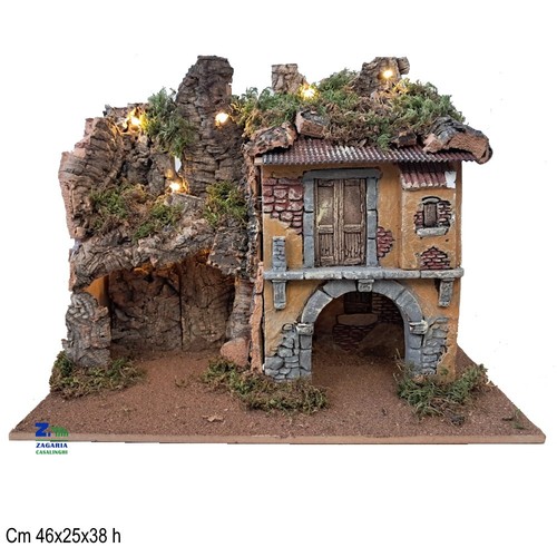 Paesaggio con grotta vuota per - grotta,