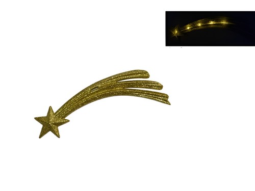 Stella cometa oro - , puntale