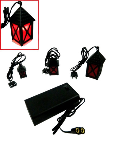 Lanterna con luce rossa - con,