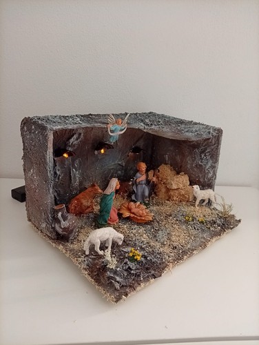 Natività grotta per presepio - grotta,