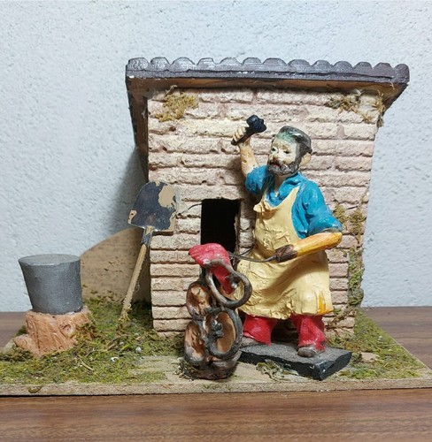 Casa presepe resina - casa,