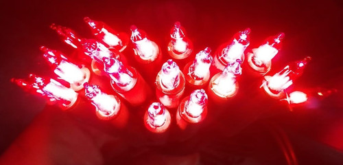 Serie pisellini rossi luci - 20,