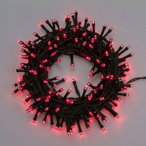 Catena luci 320 led rosso - luci,