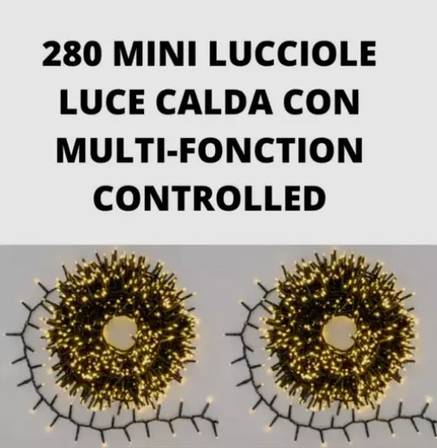 Natale luci 280 minilucciole - 280,