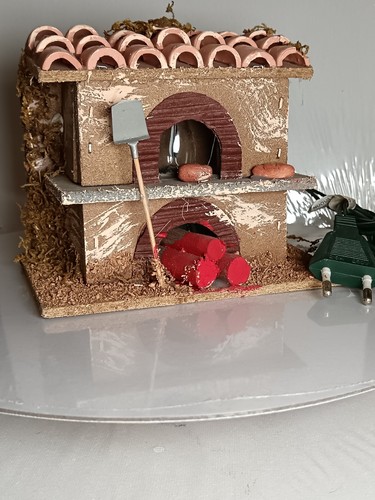 Forno per presepe vintage - per,